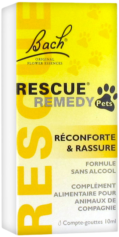 Bach rescue remedy pets compte-gouttes 10 ml