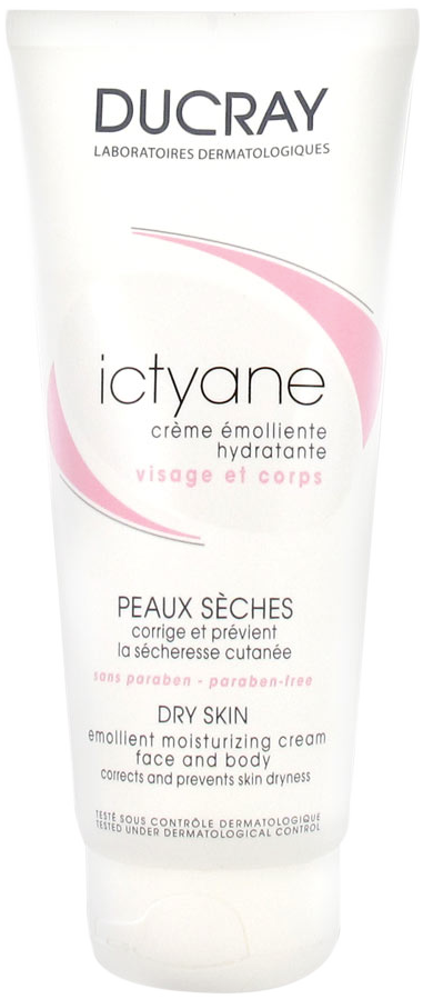 Ducray ictyane crème emolliente hydratante 200 ml