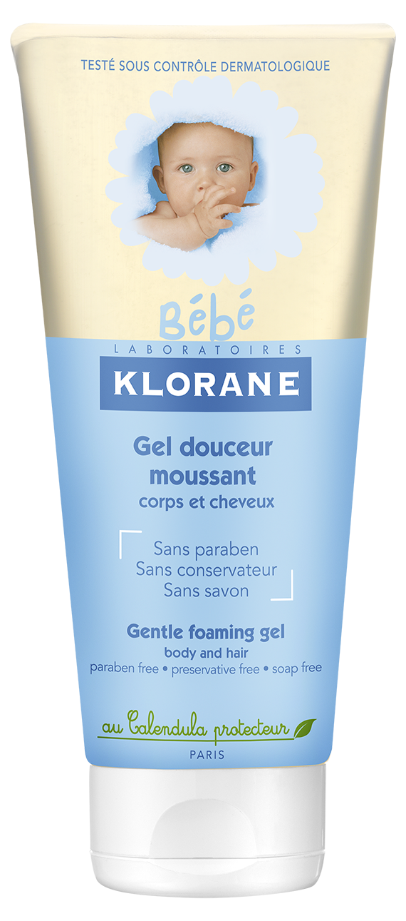 Klorane bébé gel douceur moussant 200 ml